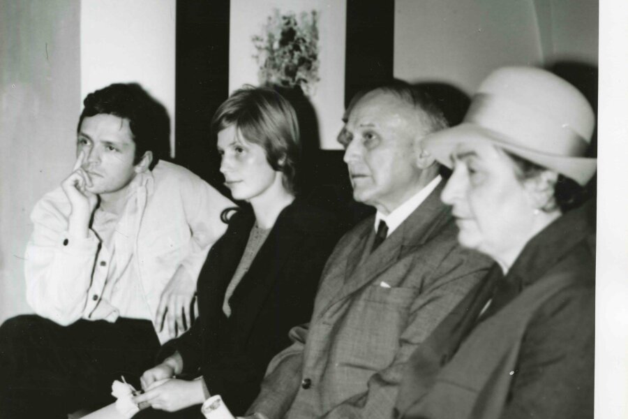 zleva Reinhard Schubert, ?, Otakar Zemina